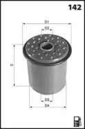 LUCAS FILTERS lfde250 -  Топливный фильтр